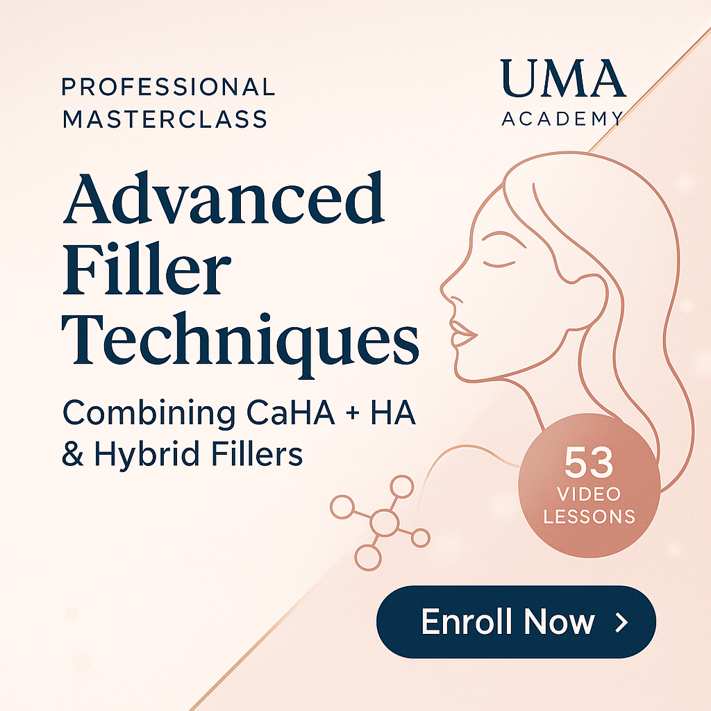 UMA Academy Advanced Filler Techniques Combining CaHA, HA and Hybrid Fillers (Version 53 Videos)
